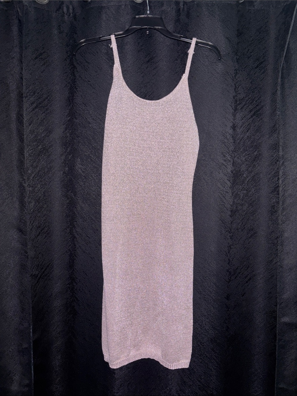 4 for $25 Shimmery Light Pink Slip Dress - Women's Sleeveless Knit